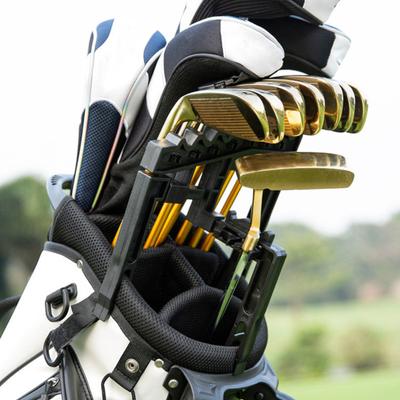 Κλιπ Θήκη Μπαστουνιού Γκολφ με 9 Υποδοχές Ρυθμιζόμενο Πλάτος Καθολικό Εύκολη Εγκατάσταση Γκολφ