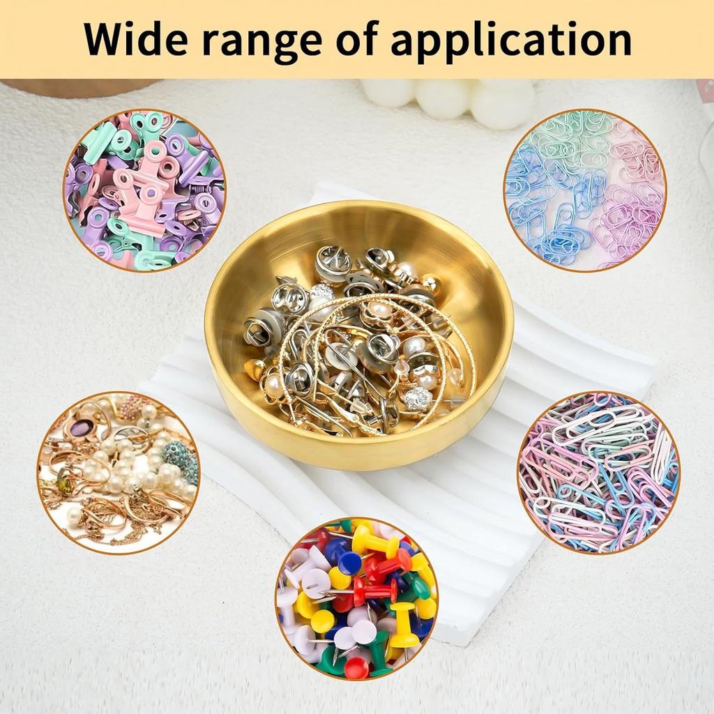 Small Gold Jewelry Tray for, Stainless Dresser Storage Tray