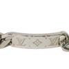 Used 12564 Bracelet Chain Monogram M62486 7986 LV Logo Flower Curb Chain Metal Silver Men's from Japan AUTHENTIC
