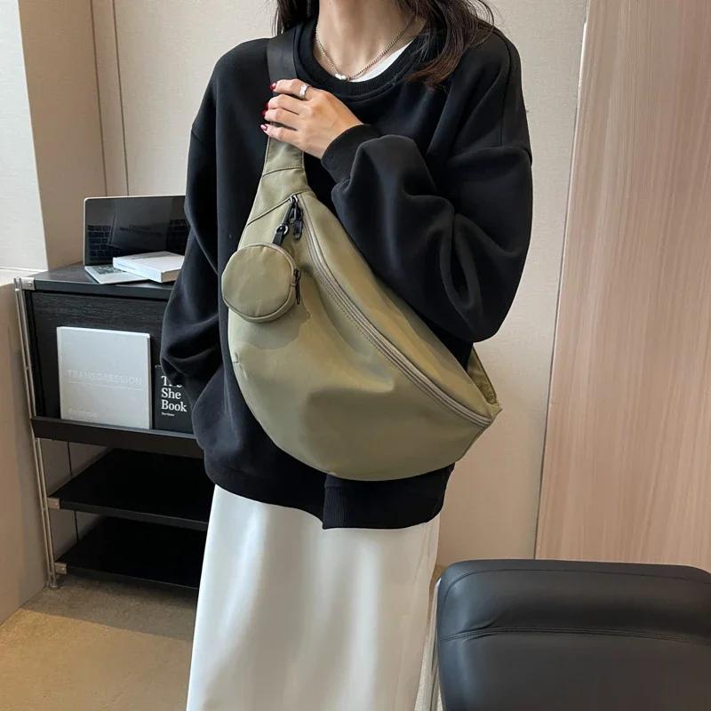 

Nylon Waist Packs Ladies Bags on Sale High Quality Autumn High-capacity Solid Waist Packs Leisure Versatile Pochete