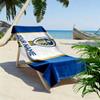 Leeds United FC Print Beach Towel, Large Soft Quick Dry Towel for Beach Camping Swimming