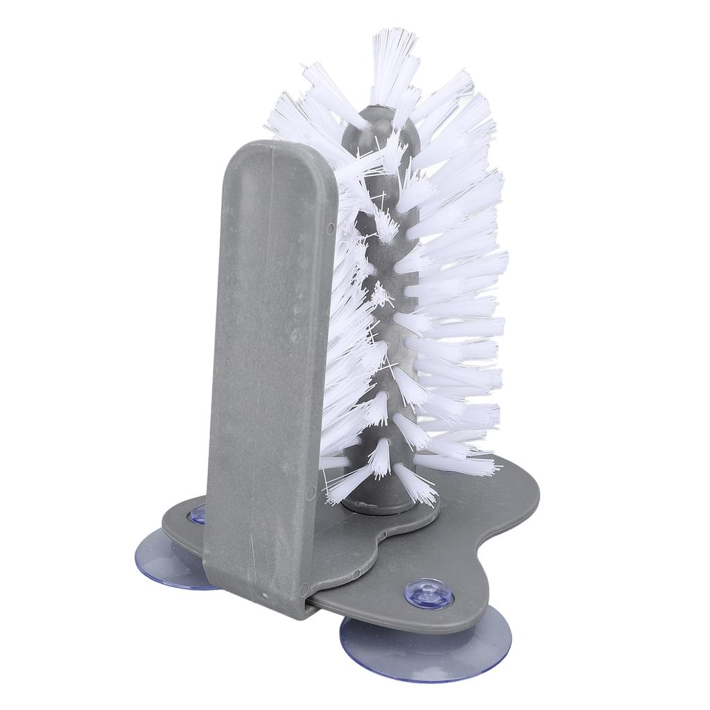 Wasserflaschen-Reinigungsbürste, rotierende Glasbecher-Reinigungsbürste, Glasbecher-Waschgerät mit abnehmbarem Saugfuß für Bubble-Tea-Läden