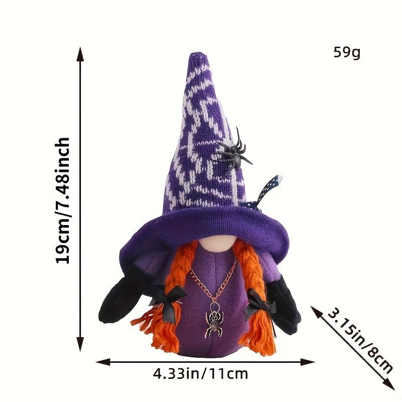 Spooky Halloween Gnome Plush Doll Perfect for Home Decor & Holiday decor