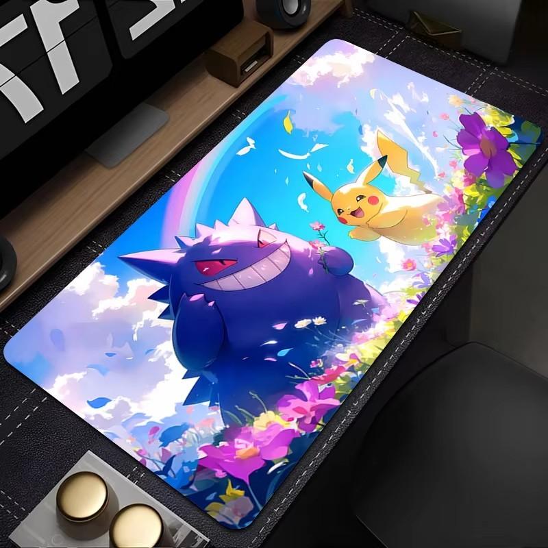 XXL Gengar Gaming Mouse Pad Large Keyboard Mat for PC Anime Gamer Desk Carpet Game Accessories Table Slipmat Computer