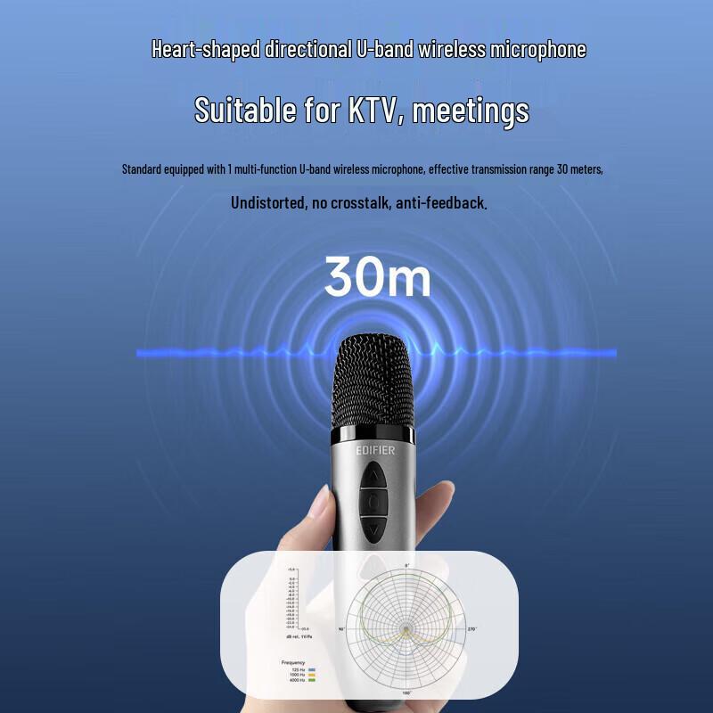 EDIFIER PP205S Dual-Mic Portable Bluetooth Speaker