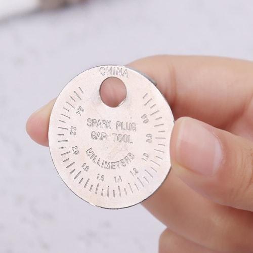 Spark Plug Gap Tool | Spark Plug Feeler Gauge, Coin-Type Spark Plug Thickness Gauge, Spark Plug Tester, 0.6-2.2.4mm Spark Plug Gap Gauge, Spark Plug G