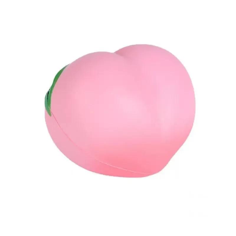 Jumbo Strawberry Banana Peach Stress Ball Squishy Squeeze Slow Rising Antistress for Adults Anti-Anxiety Fidget Toy Stress