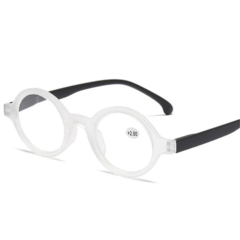 May Flower Vintage Brille für Sehschwäche Runde Retro Brille für Herren und Damen Rahmen mit Dioptrien +1+1.5+2+2.5