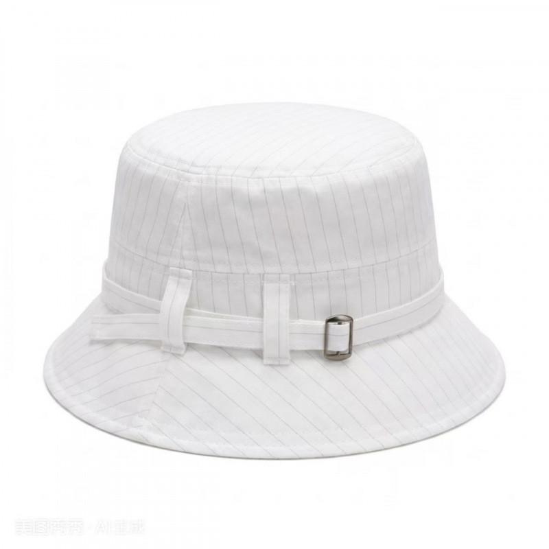 Summer Striped Fisherman Hat With Sun Protection And Foldable Design For Casual Outdoor Wear