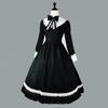 Black Cute Lolita Long Skirt Maid Costumes Girls Women Lovely Maid Cosplay Costume Animation Show Japanese Outfit Dress Clothes