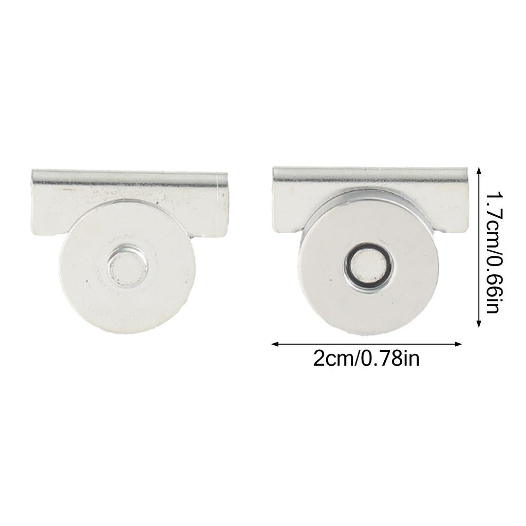 Magnetic Snap Buttons No Sew Fasteners Zinc Alloy Closures for Bags Handbags DIY Crafts Accessories No Sewing Required 1 Pair