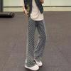 JYL Men's Cargo Flare Jeans Camo Spring American Trendy Loose Floor-Length Denim