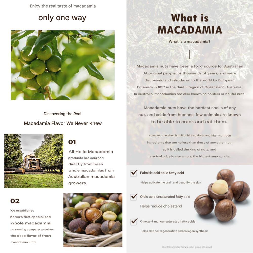Hello Macadamia Australian Cut-Nut in Shell Vanilla, 115g, Shell Opener included