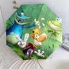 Padrão Rayman Legends, guarda-chuva de dobra automática, design portátil e dobrável, 8 varetas, um presente de Natal ou aniversário.