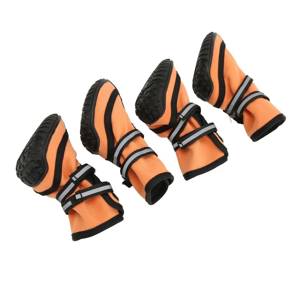 Soft Sole Dog Shoes Adjustable Strap Dog Anti-slip Paw Shoes Pet Rain Boots  Paw Protection