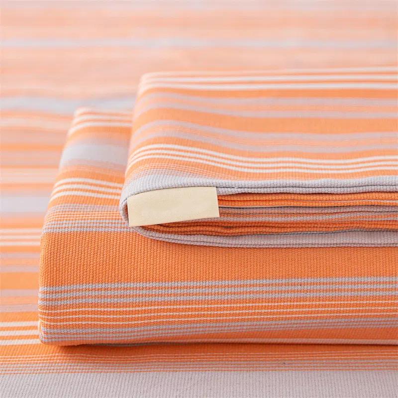 

Комплект простыней из чистого хлопка, комплект из 3 предметов, односпальные и односпальные постельные принадлежности для общежития с наволочками, мягкие, удобные, прочные 2.0m