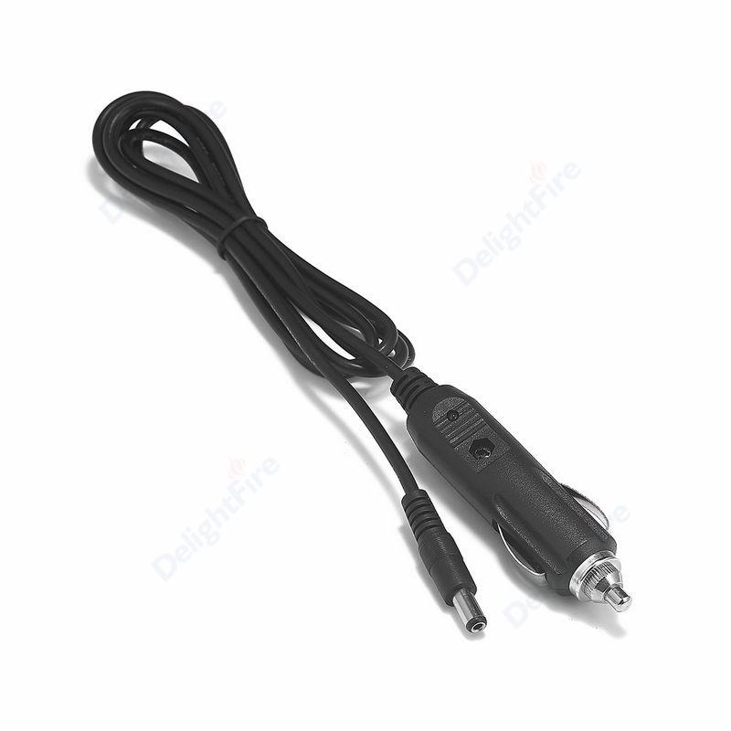 

Шнур прикуривателя автомобиля постоянного тока 12 В 24 В 5,5*2,1 мм, разъем адаптера питания, штекер постоянного тока 22AWG, кабель длиной 1,5 м с предохранителем 3 А, зарядное устройство