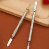 Portable Double Head Pen for Leather Edges Oiling Stainless Steel Craft Accessory for Artisanal and Hobbyists
