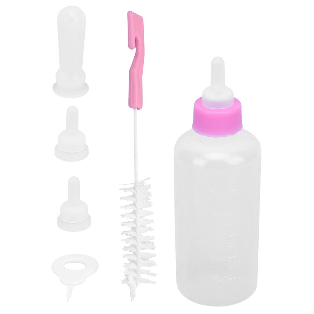 Pet Feeding Bottle Replaceable Silicone Nipple for Newborn Kittens Puppies Rabbits Small Animals