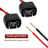 5202 PS24W H16 Female Wire Pigtail Two Harness Fog Light Bulb Connector Plug (PS24W 5202 H16)