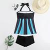 Women Two Pieces Print Tankini  Sexy Bikini Swimdress Set Swimsuit Swimwear Bathing Sui Plus Size Plus Size Beachwear
