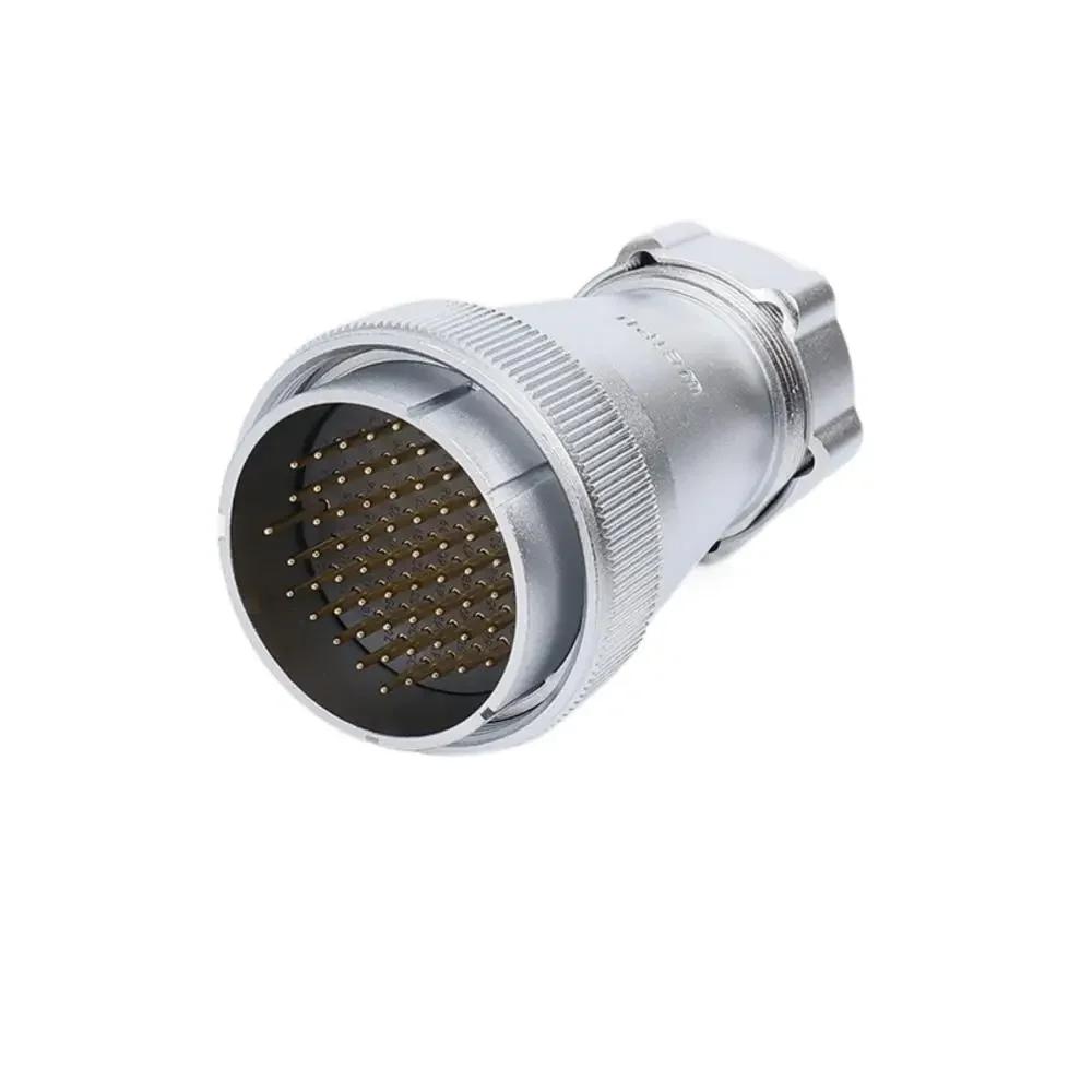WEIPU WS55 TP+ZP 4 7 40 53 61Pin Panel Waterproof Connector Male Plug Female Socket Power Adapter Screw Solder Install Charger