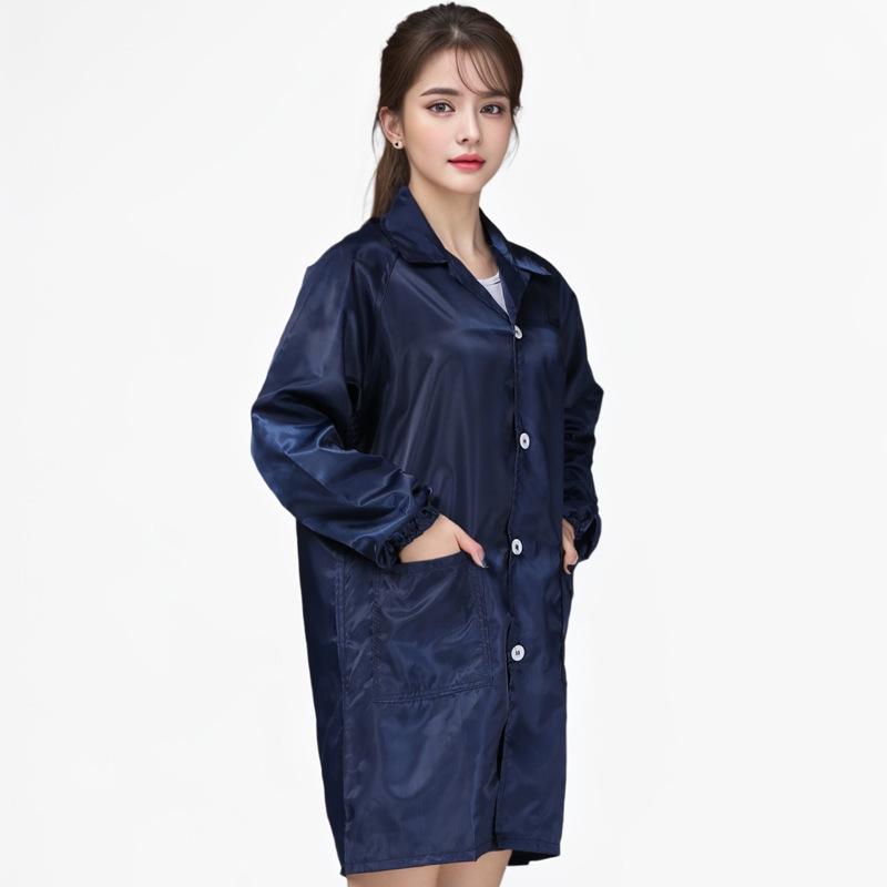 Unisex Anti-Static Long Sleeve Cleanroom Suit with Custom Logo