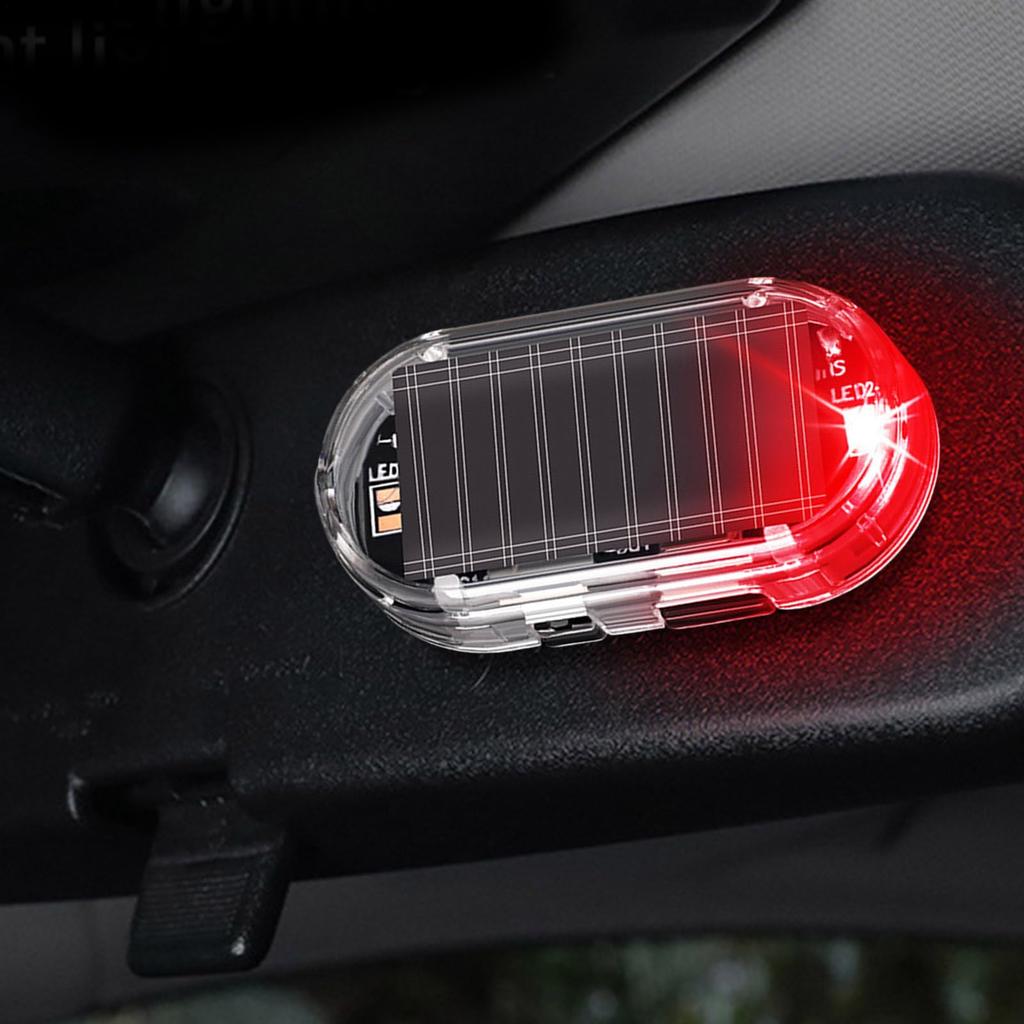 Solar Powered Car Alarm Light, Car Solar , Dummy Car Alarm Light, Anti-Theft, Security