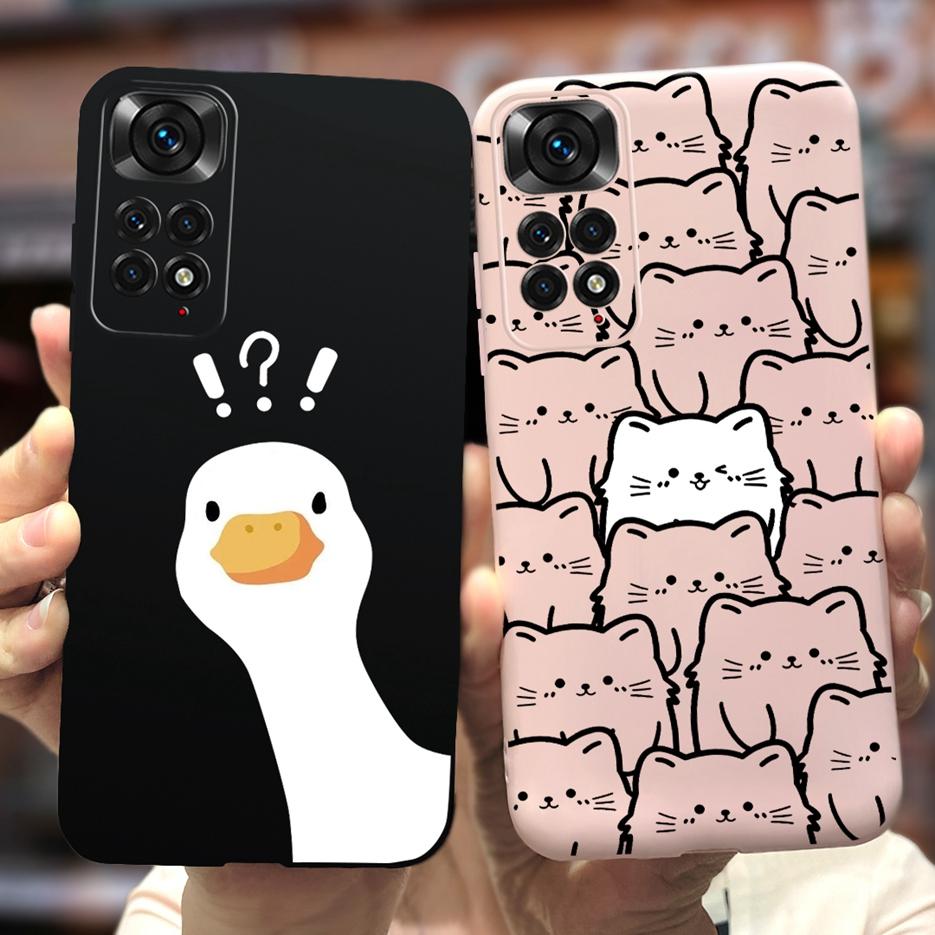 For Xiaomi Redmi Note 11 Case Redmi Note 11S 4G Stylish Candy Painted Cover Soft TPU Phone Case For Redmi Note 11 Pro Plus Shell
