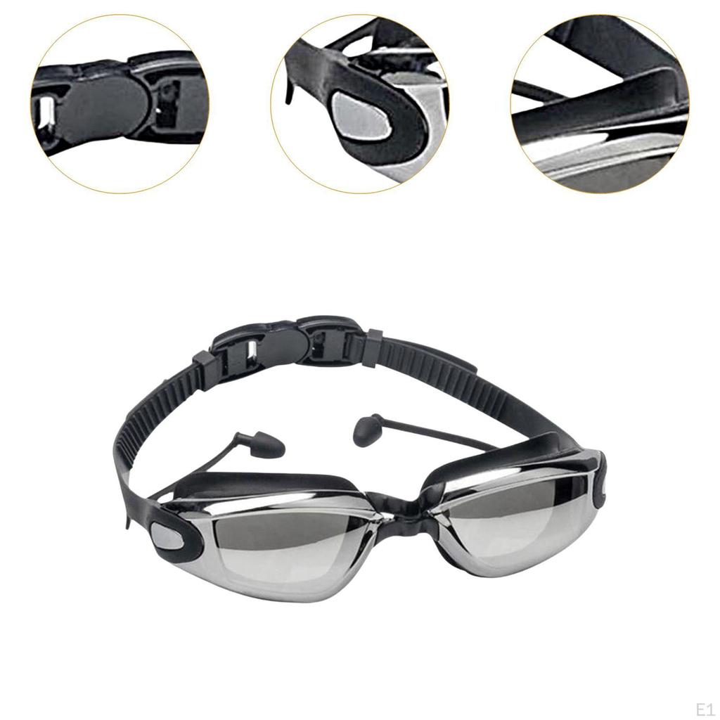 Swimming Goggles No Leaking Portable Water Resistant Clear View Swim Eyewear