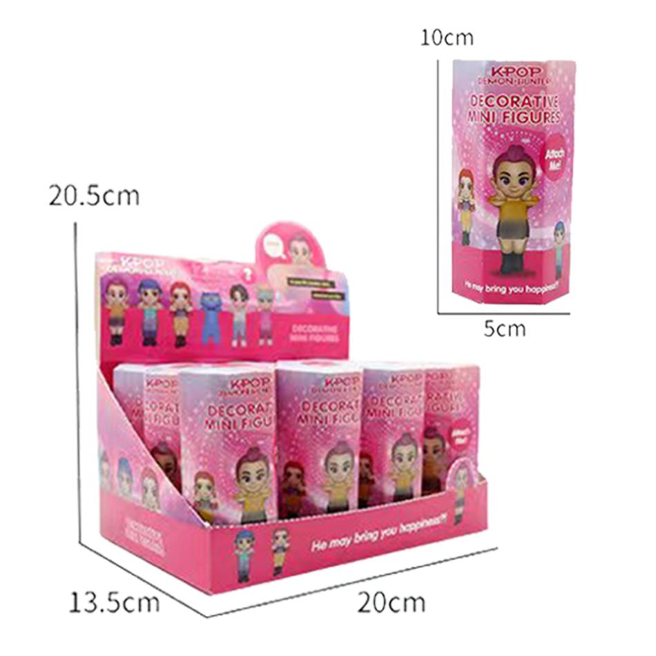 Figura de Anime Kpop Cazadores de Demonios Serie Caja Sorpresa PVC Dibujo Animado Mini Modelo Juguete Muñeca Decoración de Escritorio Niño Regalo Sorpresa de Navidad