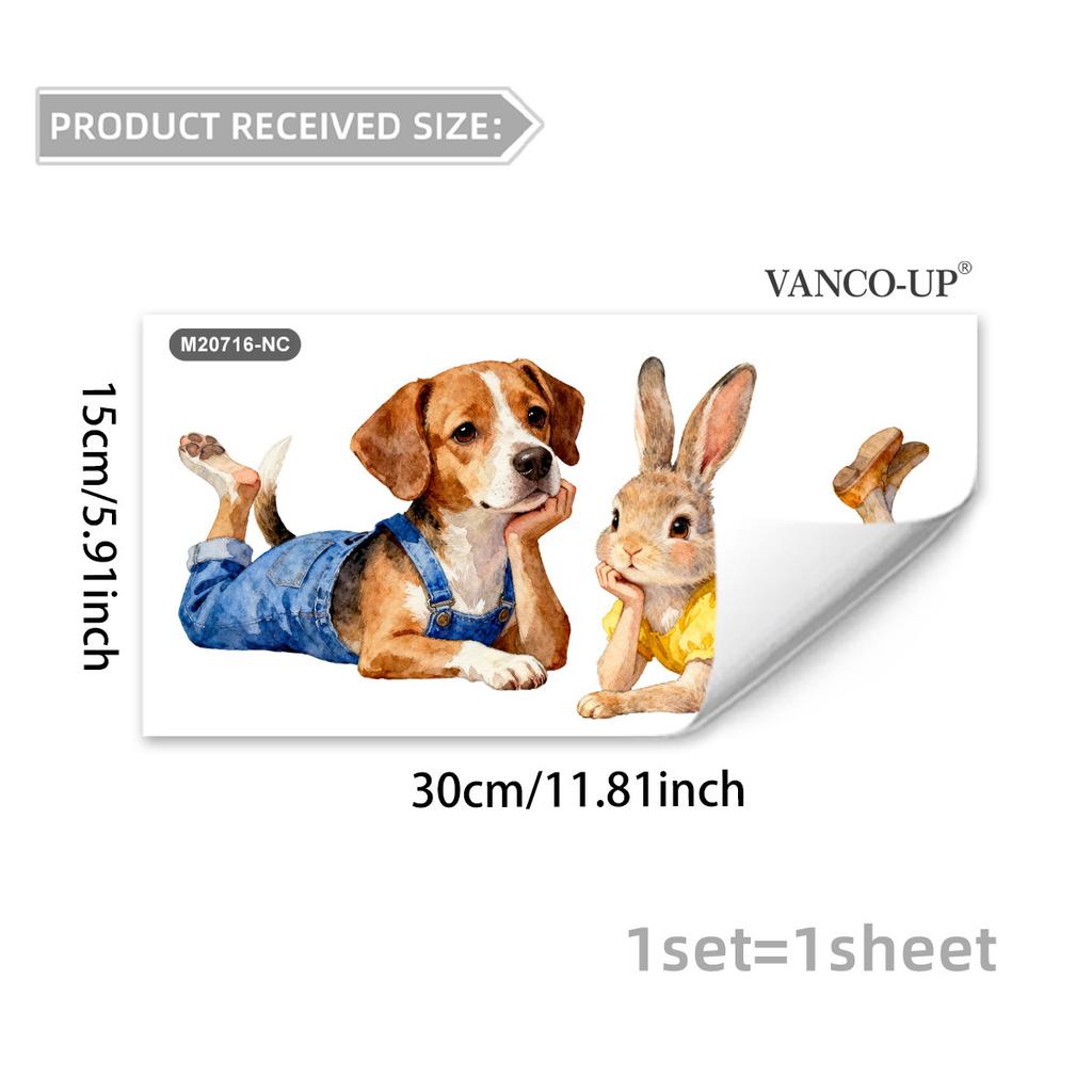 Self-adhesive Cartoon Animals Flowers Butterflies Switch Wall Stickers Puppy Kitten for Bedroom Living Room Home Decor