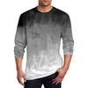Men's T Shirt O-Neck Clothing Apparel Outdoor Long Sleeve Print Fashion Designer Vintage