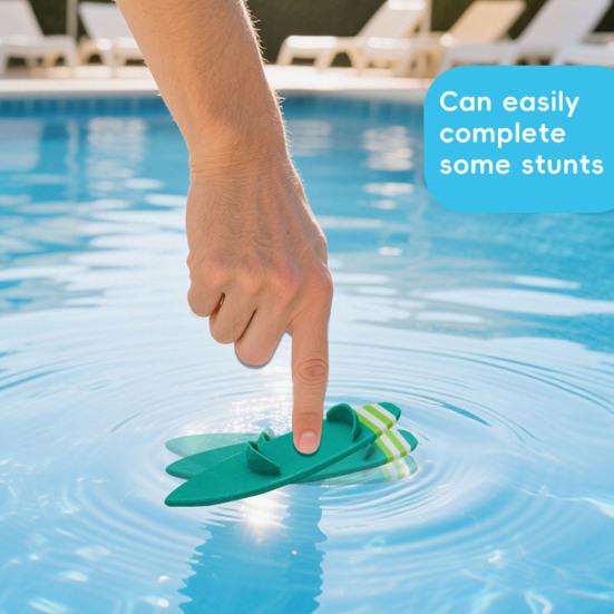 Mini Finger Surfboard Water Floating Balance Toy for Pools Bathtubs Pocket-sized Plastic Surfing Fingerboard for Kids Adults