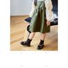 Korean Version of the New Children's Boots British Style Knitted Socks Boots Fashion Chain Foreign Style Princess Leather Boots