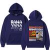 Rawayana Tour Print Hoodie Herren Damen Hip-Hop Pullover Langarm Locker Lässig Sweatshirts Oberteile