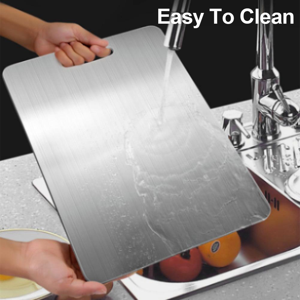 Titanium Cutting Boards for Kitchen Double-Sided Chopping Board Food Grade Cutting Mat Serving Tray Fruit Meat Chopping Board