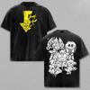 Blue Eyes White Dragon Black Magician Girl Yu-gi-oh Yugi Muto Anime Manga Game 2 Sided Washed Tshirt Menswear Cotton Tee