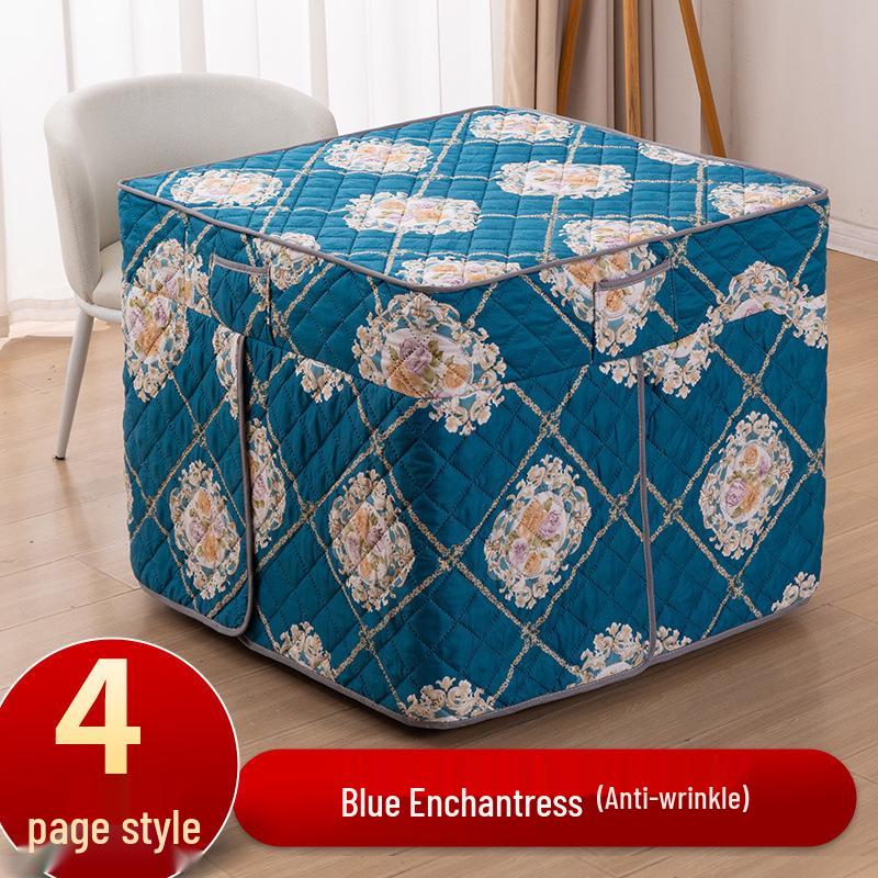 New Square Electric Stove Table Cover Set - Thickened Winter Quilt for Roasting 65x65x65 cm