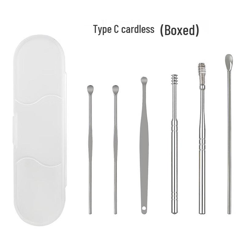Ally 6-Piece Stainless Steel Ear Pick Set