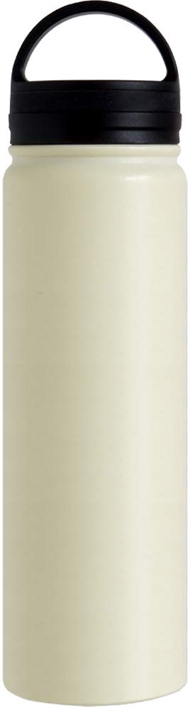 

Living Water Bottle 700ml Direct Drinking Screw Stopper Stainless Steel Bottle White MUG 410418 BE-SIDE