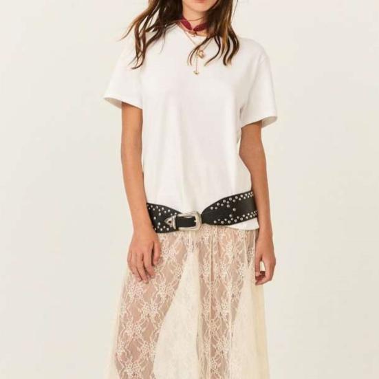 Punk Style Belt Rivet Decor Wide Imitation Leather Waistband Dress Shirt Versatile Waist Belt Fashion Accessory