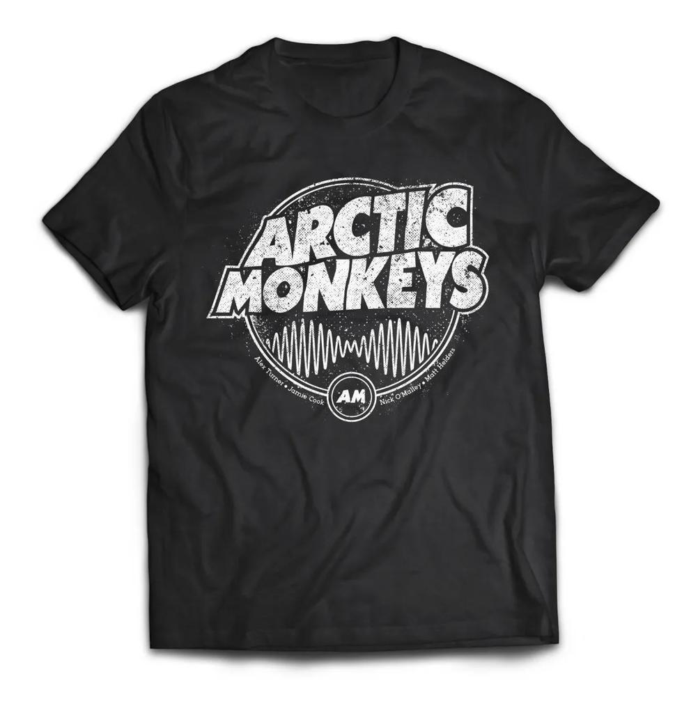 2025 New MVintage Arctic Monkeys Shirt Short Sleeve T-shirt Men Women Loose Norwegian Y2k Black Metal Rock Band Half Sleeve