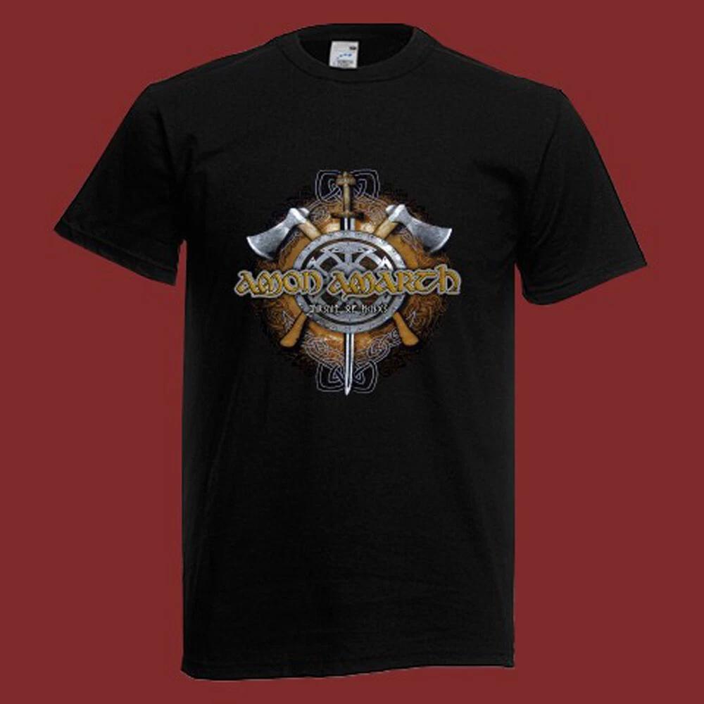 

Amon Amarth Погоня за викингами Мужская Черная Размер S-5XL S