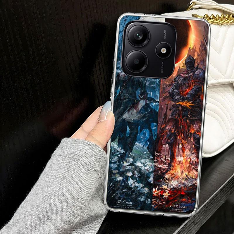 Dark Souls Game Case for Xiaomi Redmi Note 14 13 12 11 Pro Plus Phone Cover 14S 12S 11S 11E 11T 10S 10 9S 9 Silicone Funda