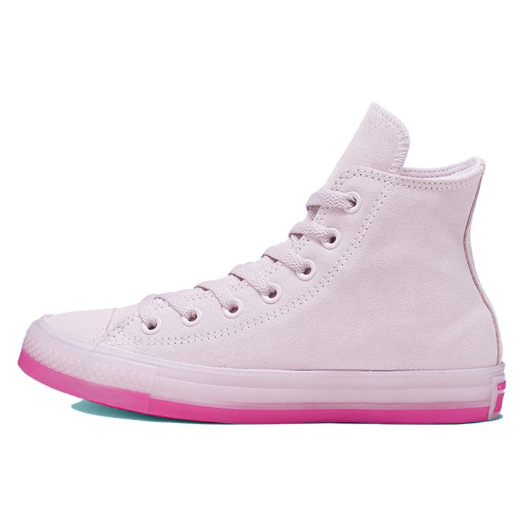 Converse Chuck Taylor All Star Barely Rose High Top Canvas Sneakers Unisex Sneakers Pink 166139C