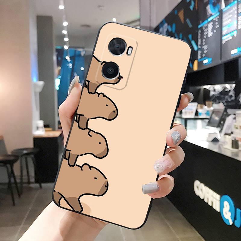 

Cartoon Capybara Phone Case For OPPO Realme 10 Pro Plus GT 2 Pro X2 Pro XT C25S 8 7 6 Pro 6i GT Master C3 C21 C21Y X3 SuperZoom Realme C3