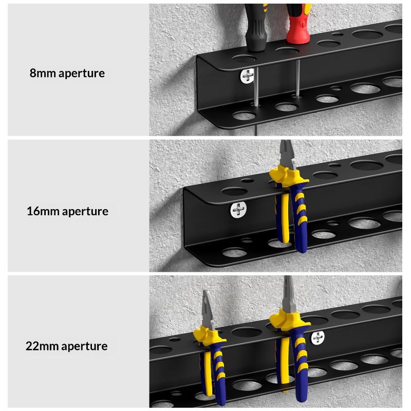1Pcs Wall-Mounted Hardware Tool Storage For Hex Cross Screw Driver Rc Tools Storage Base Stand Screwdriver Organizer Tool