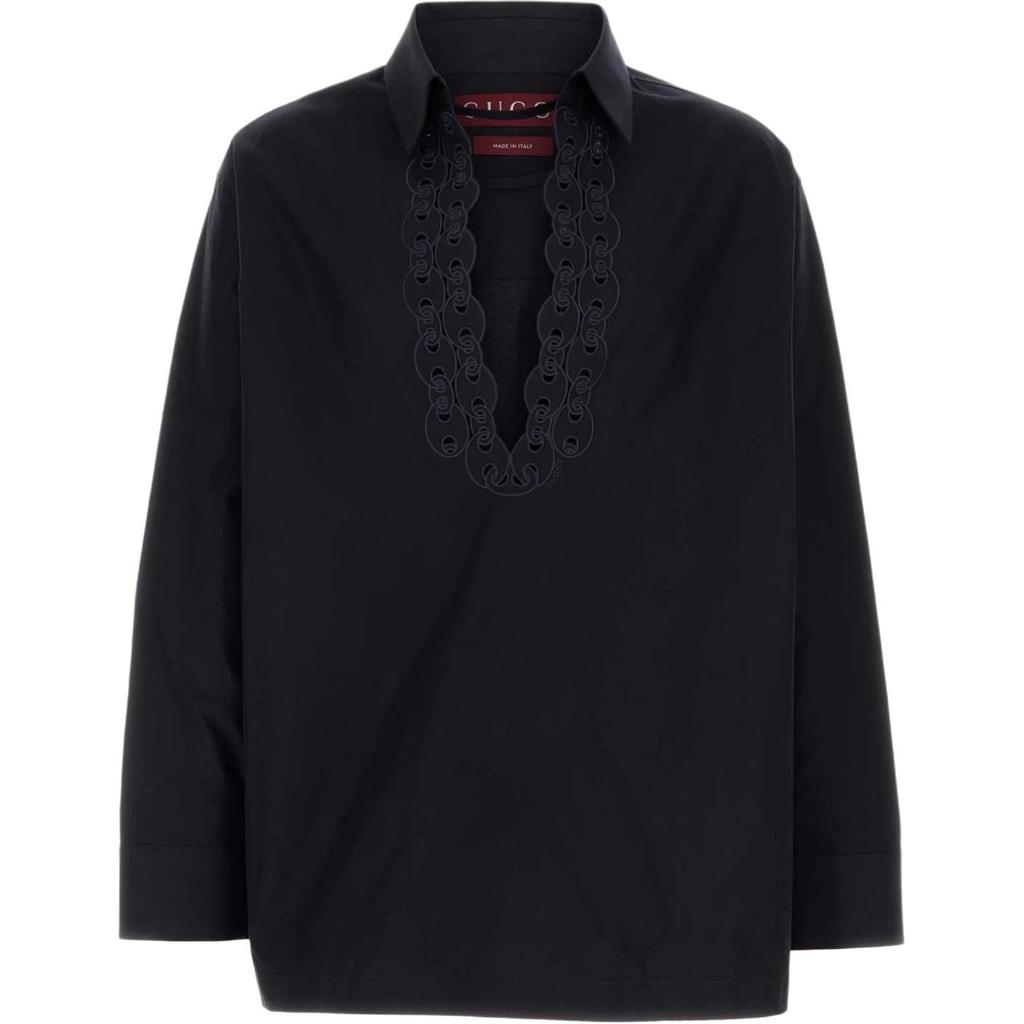 GUCCI Long Sleeved Oxford Shirt 833400-Z7AT6-4624