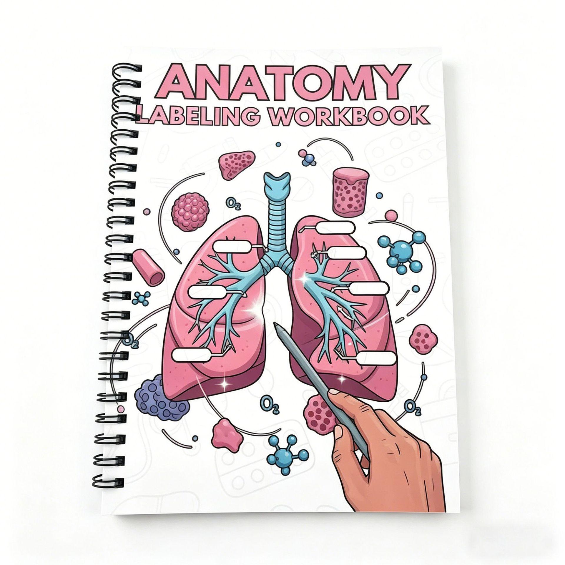 Cross-border Anatomy Labeling Workbook A5: Practice Book for Anatomy Labeling